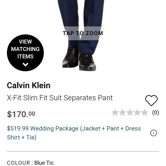 CALVIN KLEIN NATURAL WOOL DRESS PANTS 34X32 - Picture 10 of 11